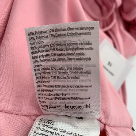 Cotton:On Curve Strappy Sports Crop Bra Bralette Lollipop Pink Women 16/18 NWT - Picture 8 of 10